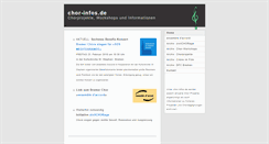 Desktop Screenshot of chor-infos.de